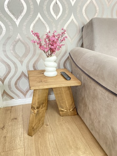 Small wooden side - table,, solid