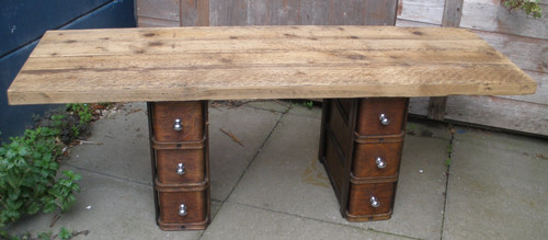 Reclaimed wooden coffee - reclaimed, table