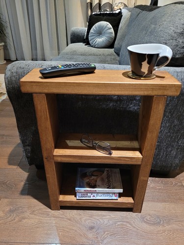 Rustic wooden end - end, coffee