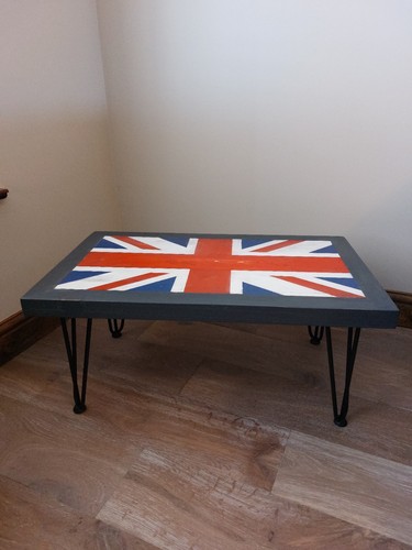Hand made union jack - hand,