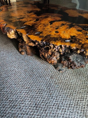 Buckeye burl coffee table - , from