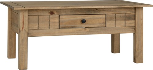 Wooden drawer coffee table - 1,