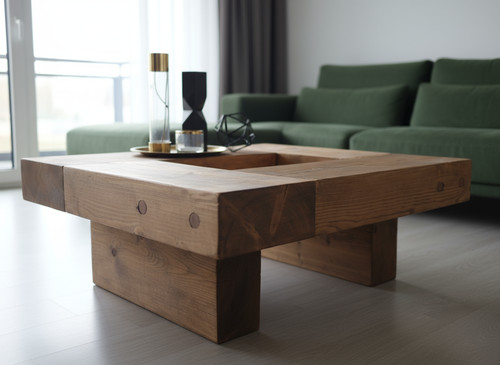 Wooden solid rustic style - wooden,