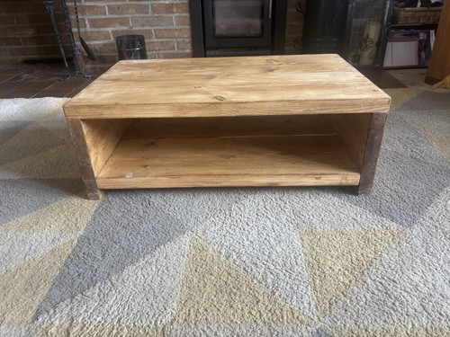 Handmade wooden coffee table - handmade,