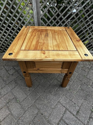 Large square solid pine wooden - large,