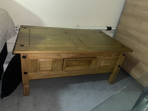 Rustic wooden coffee table - rustic,